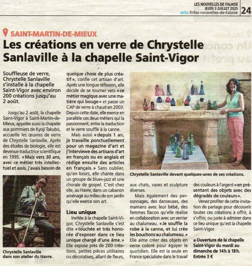 Article Falaise Chapelle Saint Vigor
